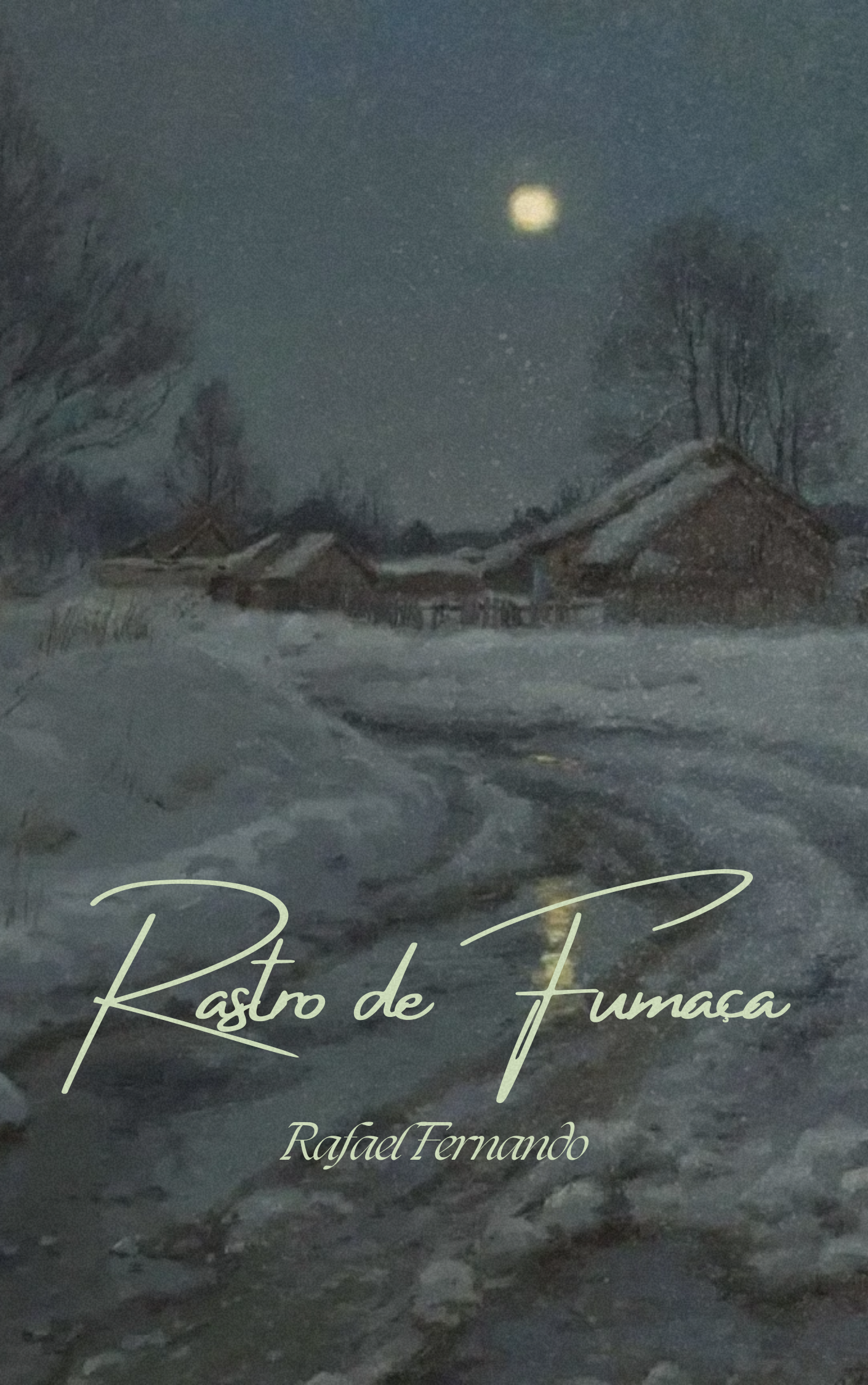 Uma capa de livro com o nome Rastro de Fumaça