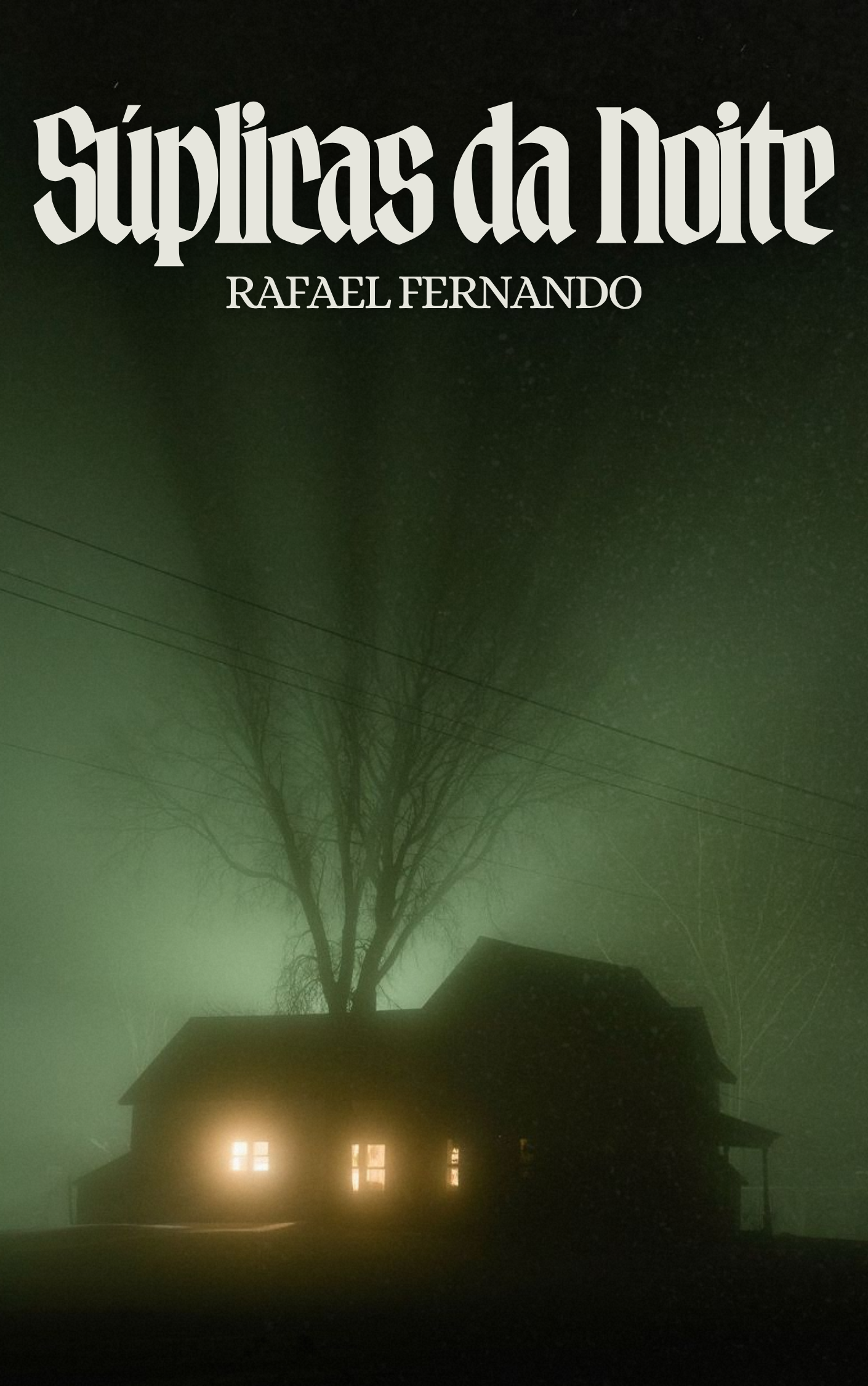 Uma capa de livro com o nome Súplicas da Noite